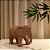 ELEFANTE DECORATIVO EM RESINA IMPORTADO ÍNDIA A23CM X P30CM - Imagem 4