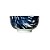 CONJUNTO BOWL PORCELANA AZUL E BRANCA MESCLADO  5 PEÇAS D14CM X A08CM - Imagem 3