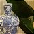FLOREIRO IMPORTADO PORCELANA AZUL E BRANCA FLORESTA CHINESA D19 X A42CM - Imagem 5
