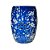 GARDEN SEAT  IMPORTADO PORCELANA AZUL E BRANCA FLORATA SHANG D34 X A48CM - Imagem 1