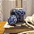 MINI POTICHE IMPORTADO PORCELANA AZUL E BRANCA FLORAL MING D10 X A11CM - Imagem 4