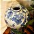 FLOREIRO IMPORTADO PORCELANA AZUL E BRANCA BIRD BLUE D20 X A31CM - Imagem 5
