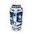 FLOREIRO AZUL E BRANCA TANG'S HISTORY D18 X A33CM - Imagem 3