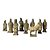 CONJUNTO EXÉRCITO DE TERRACOTA 09 PEÇAS IMPORTADO - Imagem 2