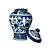 MINI POTICHE IMPORTADO PORCELANA AZUL E BRANCA BENITOITE D09 X A17CM - Imagem 3