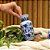 MINI FLOREIRO IMPORTADO PORCELANA AZUL E BRANCA COBALTO D06 X A13CM - Imagem 4