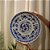 PRATO IMPORTADO PORCELANA AZUL E BRANCA DECORATIVO JINYU D38 X A07CM - Imagem 4
