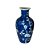 FLOREIRO IMPORTADO PORCELANA AZUL E BRANCA FLORATA SHANG D18 X A36CM - Imagem 2