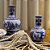 FLOREIRO SLIM IMPORTADO PORCELANA AZUL E BRANCA TESOURO TANG D16 X A18CM - Imagem 4