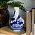 FLOREIRO SLIM IMPORTADO PORCELANA AZUL E BRANCA EM RELEVO KOI D14 X A23CM - Imagem 3