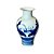 FLOREIRO IMPORTADO PORCELANA AZUL E BRANCA EM RELEVO KOI D14 X A22CM - Imagem 2