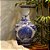 FLOREIRO IMPORTADO PORCELANA AZUL E BRANCO FENGHUANG  50CM - Imagem 3