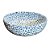 CUBA PORCELANA AZUL E BRANCA FLORA D40CM X A14CM - Imagem 1