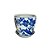 CACHEPOT PORCELANA AZUL E BRANCA FLORA IMPERIAL PP D13CM X A12CM - Imagem 2