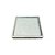 BANDEJA EM CERÂMICA QUADRADA ESMALTADA IMPORTADA BRANCA D25CM X A03CM - Imagem 2