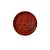 PRATO CERÂMICA ESMALTADA IMPORTADO REDONDO VERMELHO D20CM X A03CM - Imagem 1