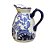 JARRO EM PORCELANA AZUL E BRANCA DESTINY A22CM - Imagem 2