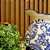 JARRO EM PORCELANA AZUL E BRANCA DESTINY A22CM - Imagem 4