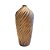 ESCULTURA VASO EM MADEIRA TWIST GRANDE 40CM - Imagem 1