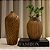 ESCULTURA VASO EM MADEIRA TWIST GRANDE 40CM - Imagem 4
