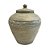 POTE COM TAMPA EM WHITE METAL IMPORTADO D32CM X A35CM - Imagem 1
