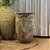 VASO VIETNAMITA CERÂMICA IMPORTADO BONGO ATLANTIS ORGANIC PEQUENO D51CM X A74CM - Imagem 3