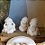 TRIO MINI MONGE MARMORITE NÃO VEJO, NÃO ESCUTO, NÃO FALO 08CM - Imagem 3