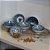 CONJUNTO BOWL PORCELANA AZUL E BRANCA 6 PEÇAS D12CM X A05CM - Imagem 4
