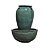 FONTE VIETNAMITA CERÂMICA IMPORTADA VIENA MOSS GREEN D60CM X A90CM BASE D80CM - Imagem 1