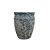VASO VIETNAMITA CERÂMICA IMPORTADO BUDAPESTE ATLANTIS CHAMPAGNE PEQUENO D25CM X A32CM - Imagem 1