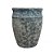 VASO VIETNAMITA CERÂMICA IMPORTADO BUDAPESTE ATLANTIS CHAMPAGNE MÉDIO D40CM X A50CM - Imagem 1