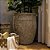 VASO VIETNAMITA CERÂMICA IMPORTADO BUDAPESTE ATLANTIS CHAMPAGNE GRANDE D55CM X A70CM - Imagem 4