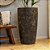 VASO VIETNAMITA CERÂMICA IMPORTADO SINGAPURA ATLANTIS VOLCANIC GRANDE D50CM X A90CM - Imagem 4