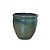 VASO VIETNAMITA CERÂMICA IMPORTADO ARGÉLIA MOSS GREEN PEQUENO D38CM X A38CM - Imagem 2