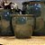 VASO VIETNAMITA CERÂMICA IMPORTADO ARGÉLIA MOSS GREEN PEQUENO D38CM X A38CM - Imagem 3