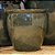 VASO VIETNAMITA CERÂMICA IMPORTADO ARGÉLIA MOSS GREEN PEQUENO D38CM X A38CM - Imagem 4
