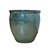 VASO VIETNAMITA CERÂMICA IMPORTADO ARGÉLIA MOSS GREEN MÉDIO D50CM X A50CM - Imagem 1