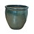 VASO VIETNAMITA CERÂMICA IMPORTADO ARGÉLIA MOSS GREEN MÉDIO D50CM X A50CM - Imagem 2