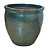 VASO VIETNAMITA CERÂMICA IMPORTADO ARGÉLIA MOSS GREEN GRANDE D65CM X A65CM - Imagem 2