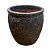 VASO VIETNAMITA CERÂMICA IMPORTADO ARGÉLIA ATLANTIS VOLCANIC GRANDE D65CM X A65CM - Imagem 2