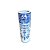 PORTA GUARDA-CHUVA PORCELANA RENDA CELESTE AZUL BRANCO PEQUENO D11 X A33CM - Imagem 2