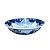 CENTRO DE MESA EM PORCELANA AZUL E BRANCO FLOWER D27CM X A07CM - Imagem 2
