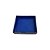 BANDEJA EM CERÂMICA QUADRADA ESMALTADA IMPORTADA AZUL D16CM X A04CM - Imagem 2