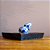 BANDEJA EM CERÂMICA QUADRADA ESMALTADA IMPORTADA AZUL TURQUESA D16CM X A04CM - Imagem 5