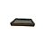 BANDEJA EM CERÂMICA QUADRADA ESMALTADA IMPORTADA  PRETA D18CM X A03CM - Imagem 3