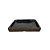 BANDEJA EM CERÂMICA QUADRADA ESMALTADA IMPORTADA PRETA D22CM X A04CM - Imagem 3