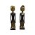 CASAL LORO BLONYO EM BRONZE 20CM - Imagem 1