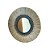 ESPELHO BOHO BALI KERTHA EM FIBRA NATURAL NEGRA D70CM - Imagem 1