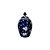 POTICHE EM PORCELANA AZUL E BRANCA IMPORTADO D16CM X A20CM - Imagem 1