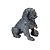 ESCULTURA CÃO DE FÓ FÊMEA EM RESINA IMPORTADA L13 CM X A22CM X P21CM - Imagem 1